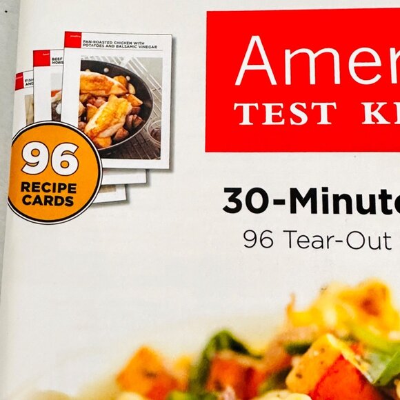 Americas Test Kitchen 30-Minute Suppers With 96 Tear-Out Recipe Cards (2010) - Picture 2 of 10